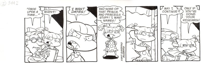Strip des Rugrats par Vince Giarrano - Comic Strip