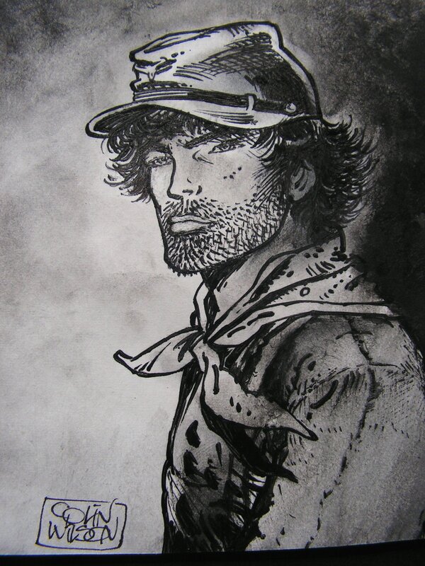 Young Blueberry par Colin Wilson - Illustration originale