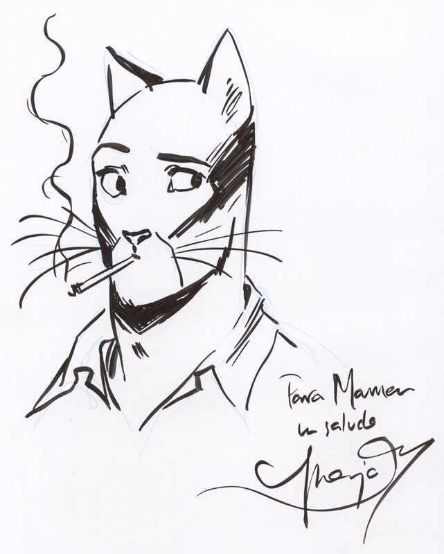 Blacksad. by Juanjo Guarnido - Sketch