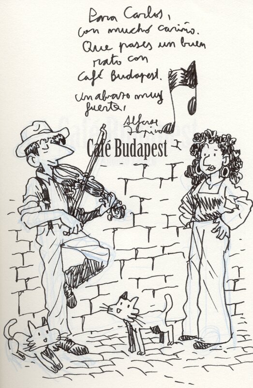 Café Budapest. par Alfonso Zapico - Dédicace