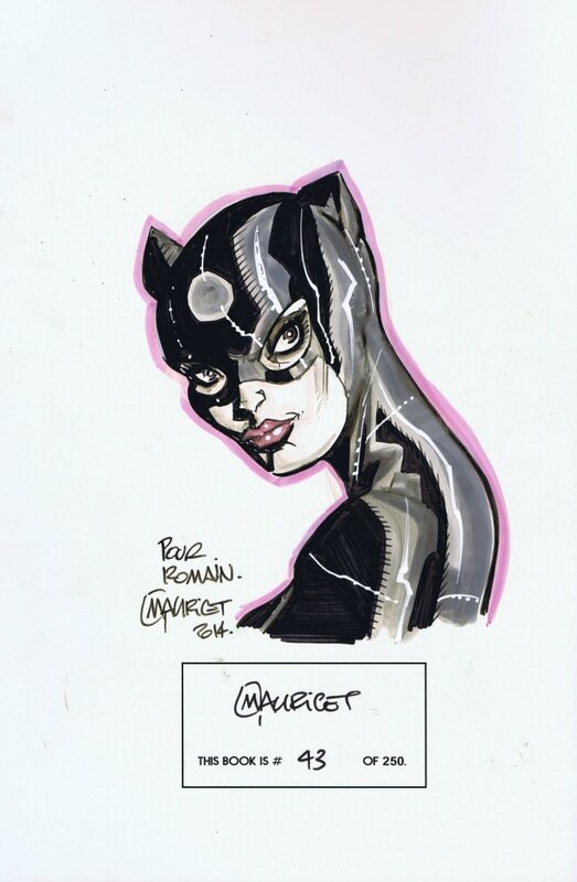 Catwoman par Mauricet - Dédicace
