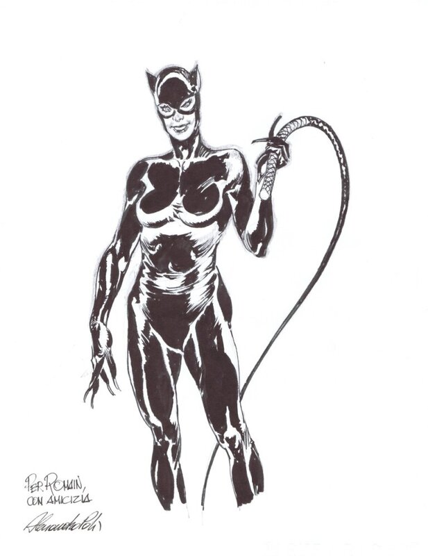 Catwoman par Poli Alessandro - Dédicace