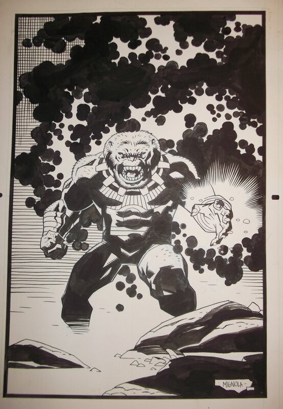 Blastaar par Mike Mignola - Illustration originale