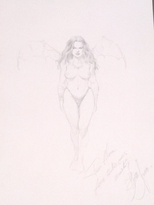 Succube by Philippe Delaby - Sketch