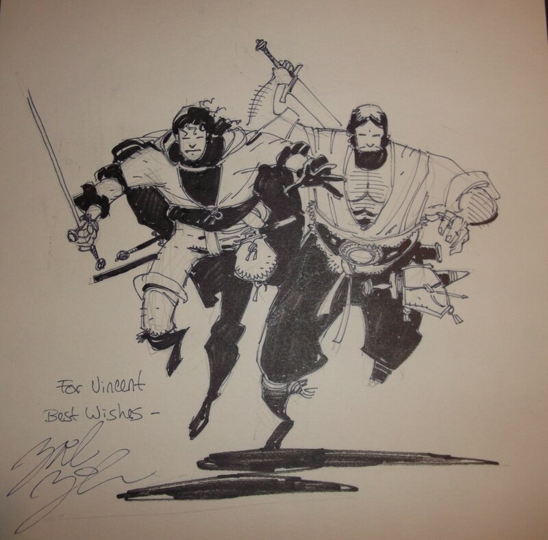 Mike Mignola, Fafhrd and Grey Mouser - Sketch