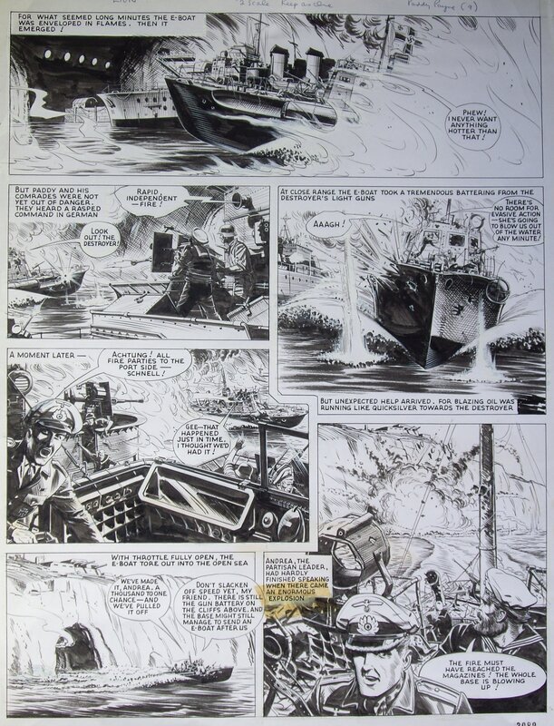 Paddy PAYNE ! par Joe Colquhoun - Planche originale