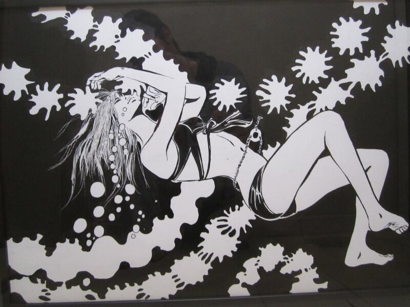 BB par Guido Crepax - Illustration originale