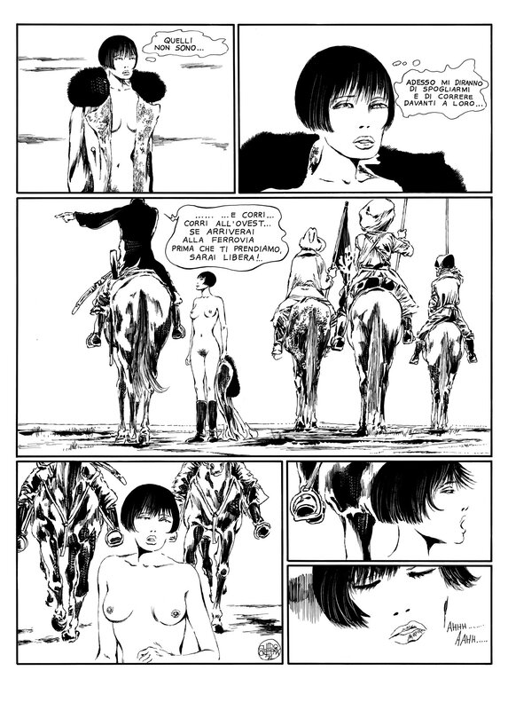 Valentina par Guido Crepax - Planche originale