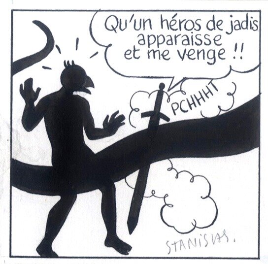 Stanislas - Donjon Monsters t. 11 - case non retenue (2007) - Planche originale