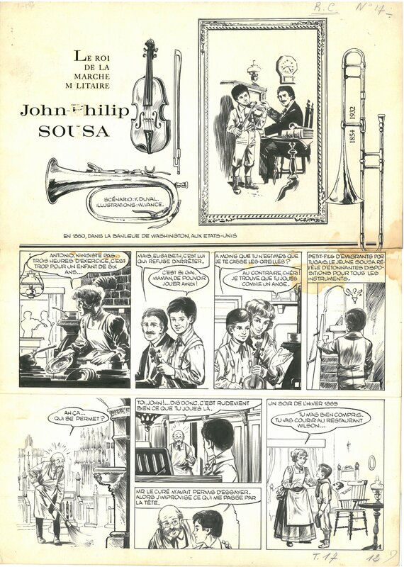 William Vance, John Philip Sousa, planche 1 - Comic Strip