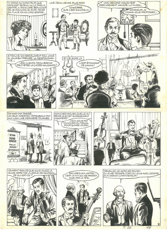 William Vance, John Philip Sousa, planche 2 - Comic Strip