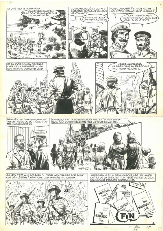 William Vance, John Philip Sousa, planche 4 - Comic Strip
