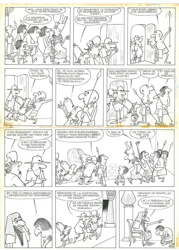 Bara, Max l'explorateur (Le triangle noir) - Planche originale