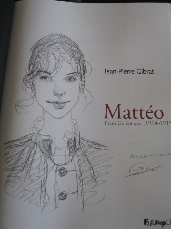 Matteo by Jean-Pierre Gibrat - Sketch