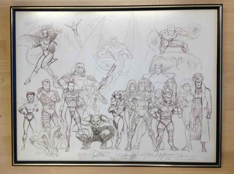 X-Men by Carlos Pacheco, Salvador Larroca, Juanjo Guarnido - Original art