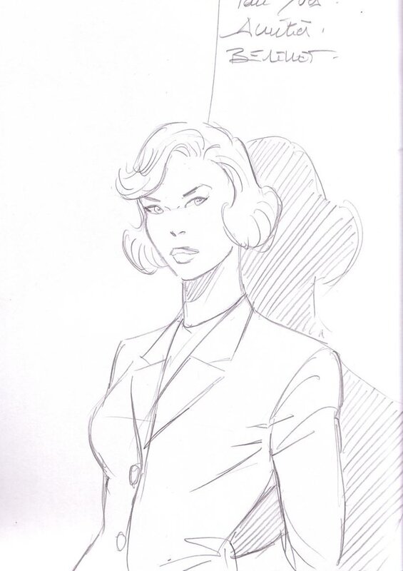 Pin-Up by Philippe Berthet - Sketch