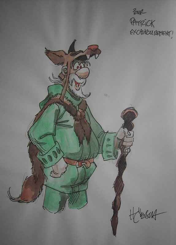 Eric Hübsch, Dédicace - Le Chant d'Excalibur T2 - Sketch