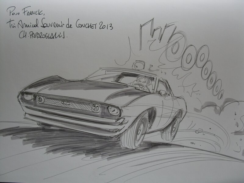 Christian Papazoglakis, Voiture AMX - HarryOctane - Dédicace