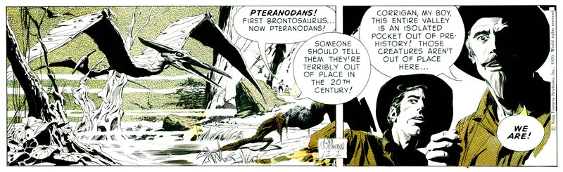 Al Williamson, Secret Agent Corrigan . Strip du 2 décembre 1970 . - Comic Strip