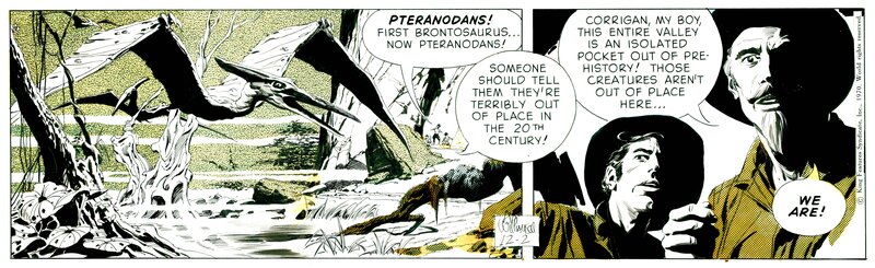 Al Williamson, Secret Agent Corrigan . Strip du 2 décembre 1970 . - Planche originale