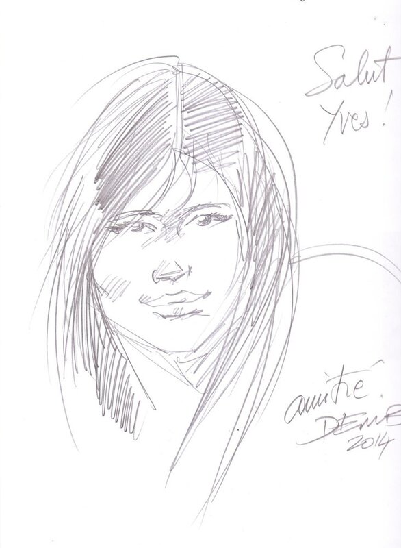 Derib, L'aventure d'un Crayon - Sketch