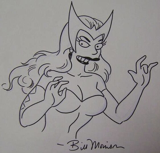 Scarlet Witch by Morrison - Sketch