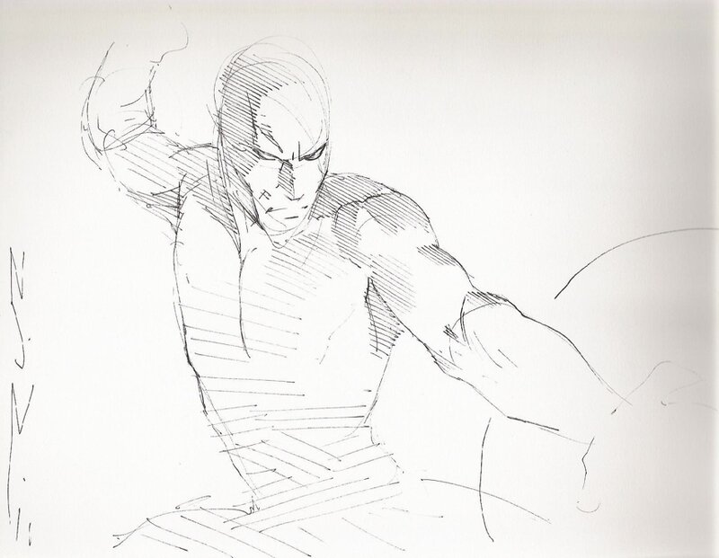 Silver Surfer by Ribic - Sketch