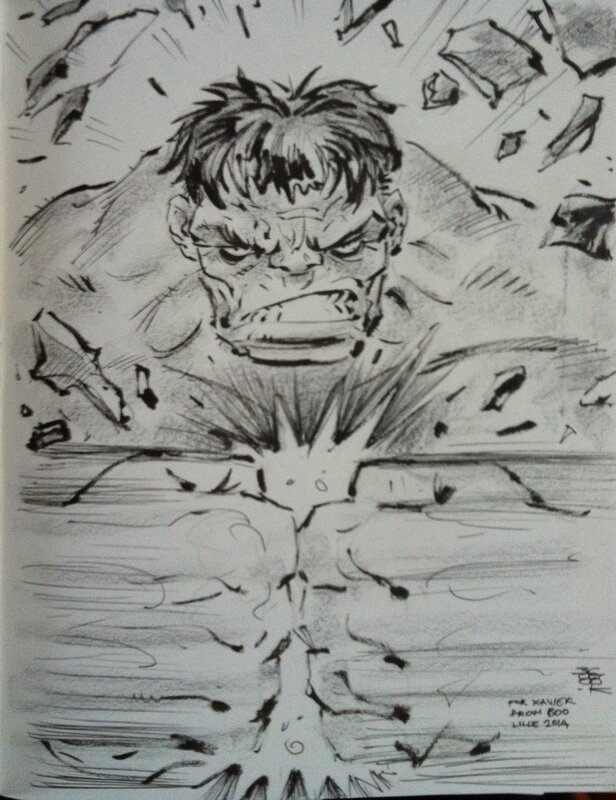 Hulk by Boo Cook - Sketch