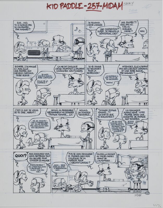 Midam, Kid Paddle - gag 257 - Comic Strip