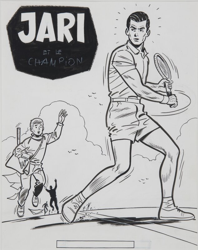 Jari et le Champion par Raymond Reding - Couverture originale