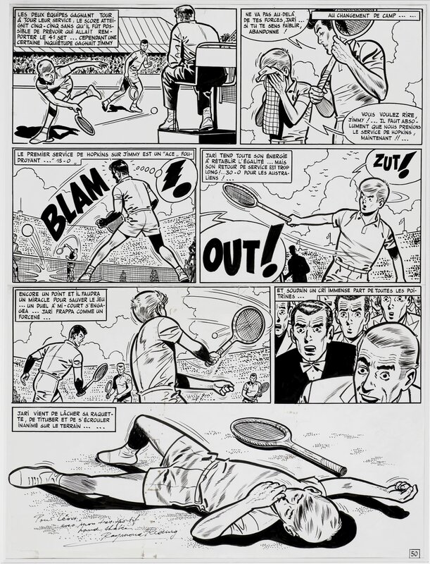 Raymond Reding, Jari - La dernière chance de Larry Parker - planche 50 - Comic Strip