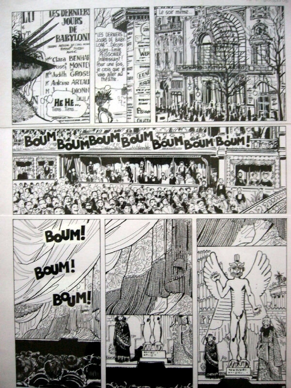 Adèle Blanc Sec par Jacques Tardi - Planche originale