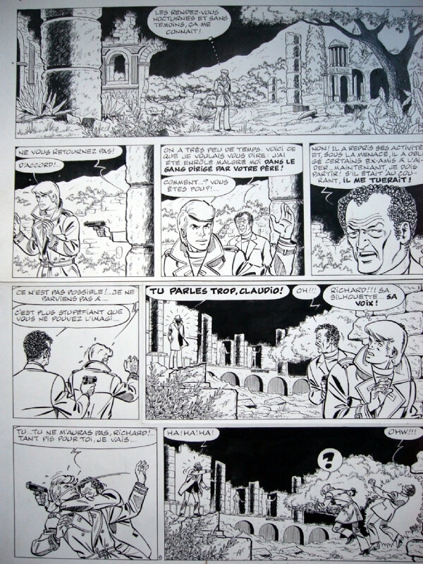 Tibet, Ric Hochet L'épee de la Gorge - Comic Strip