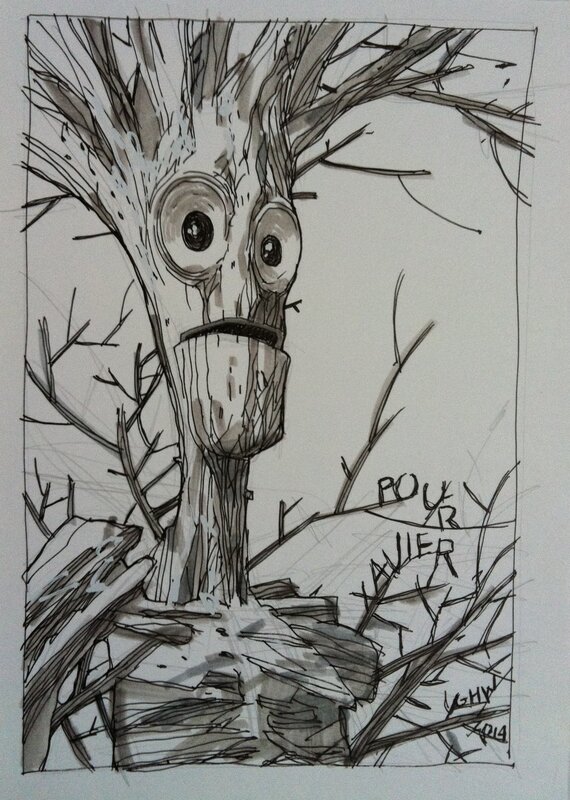 Groot by Gabriel H. Walta - Sketch