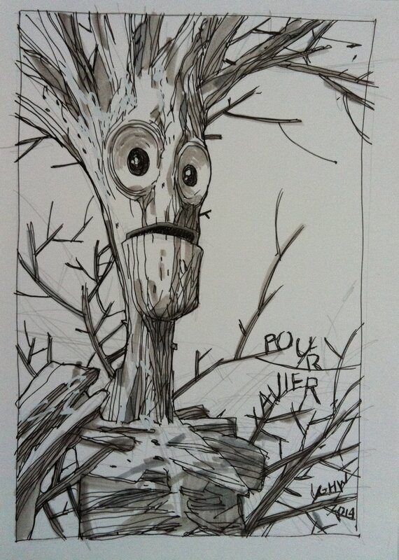 Groot par Gabriel H. Walta - Dédicace