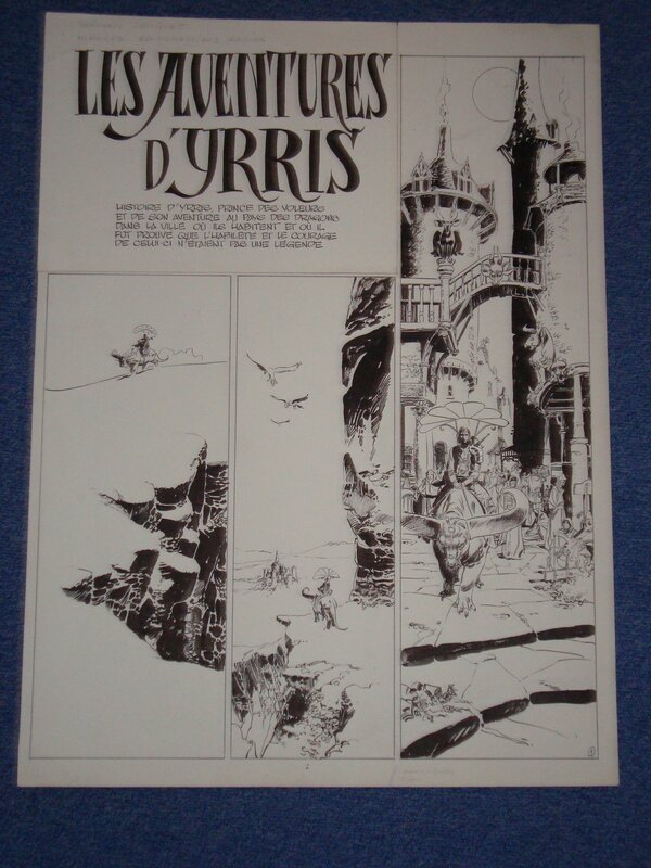 Yrris par Alexis, Philippe Druillet - Planche originale