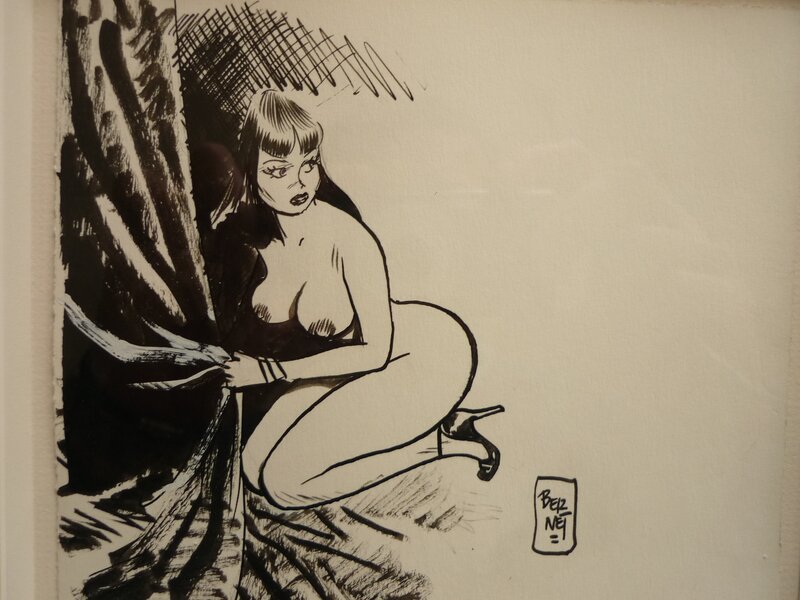 Claire DE NUIT by Jordi Bernet - Original Illustration