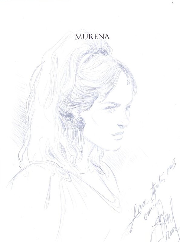 Murena by Philippe Delaby - Sketch