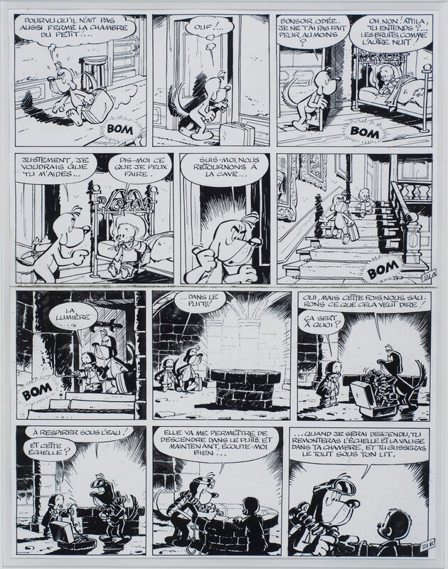 Derib, Attila - Attila au château - pl.21 - Comic Strip
