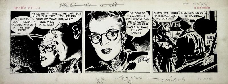 Alex Raymond, Rip Kirby 1949-10-10 - Comic Strip
