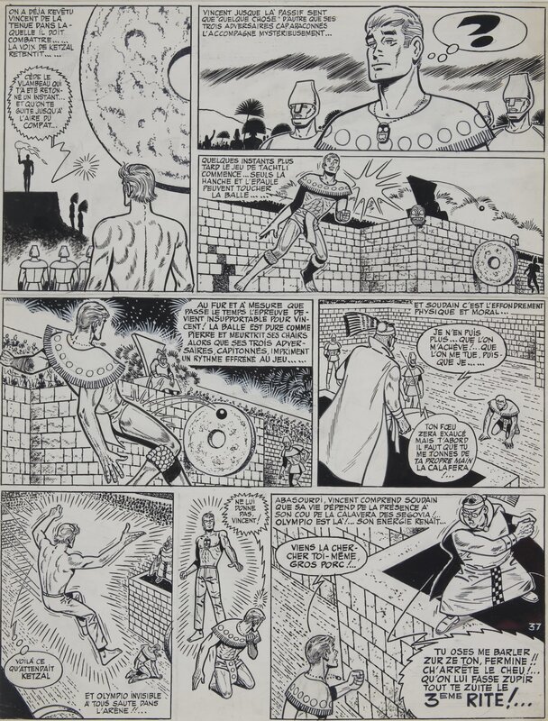 Raymond Reding, Vincent Larcher - Le zoo du Dr Ketzal - planche n°37 - Comic Strip