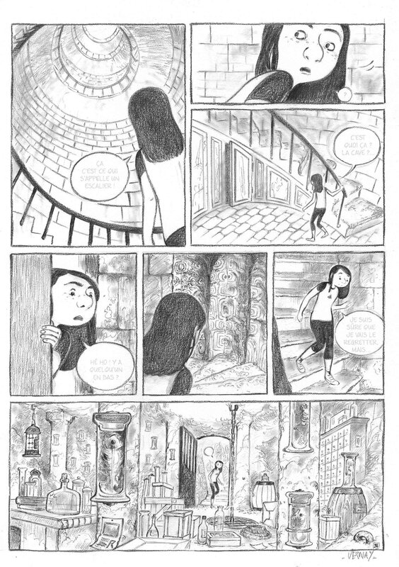 Valérie Vernay, Mathieu Reynes, 2011 - La mémoire de l'eau - Pg.30 - Planche originale