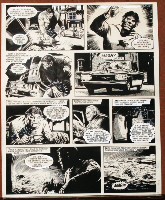 Jesús Blasco, Tom Tully, Mister Hyde et Main d'acier ...Ambiance Hammer ... - Comic Strip