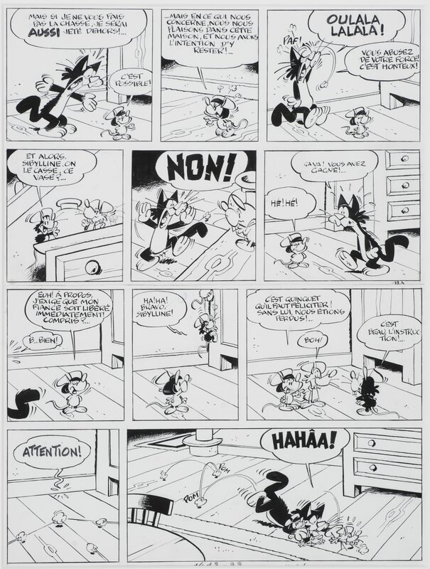 Raymond Macherot, Sibylline et la betterave (récit : Sibylline - planche 19) - Comic Strip