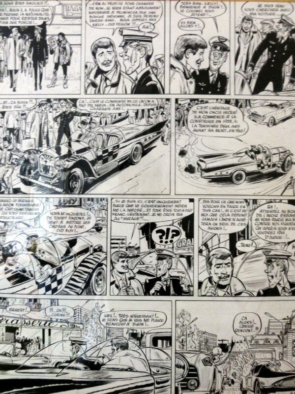 Albert Uderzo, Tanguy et Laverdure Mission spéciale - Planche originale