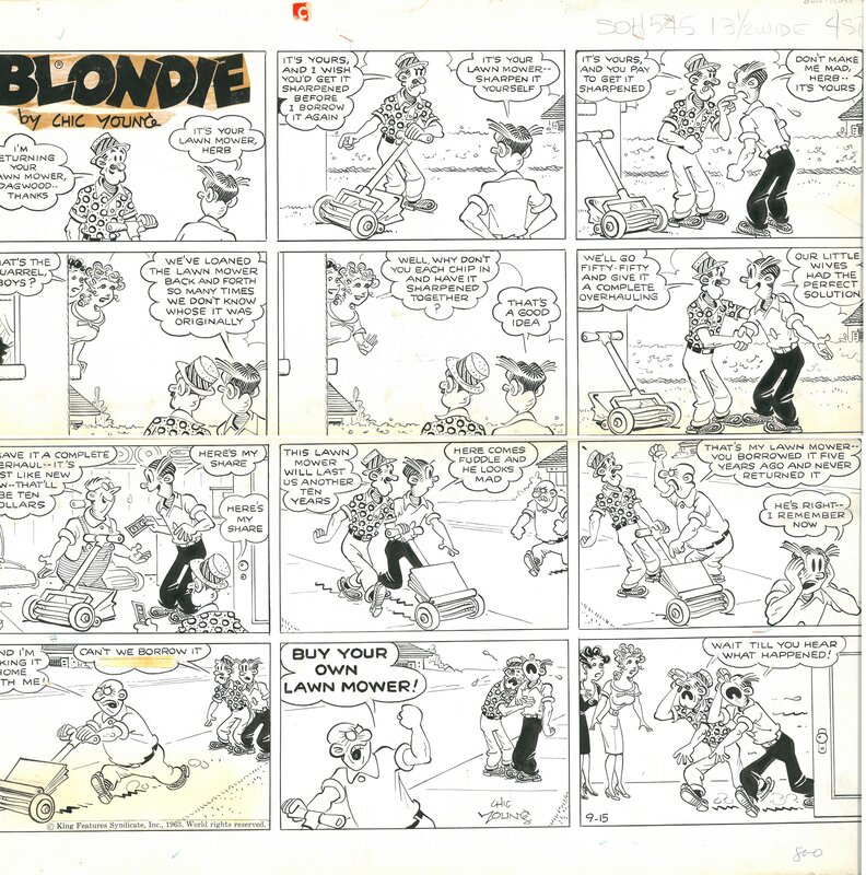 Blondie by Chic Young - Comic Strip