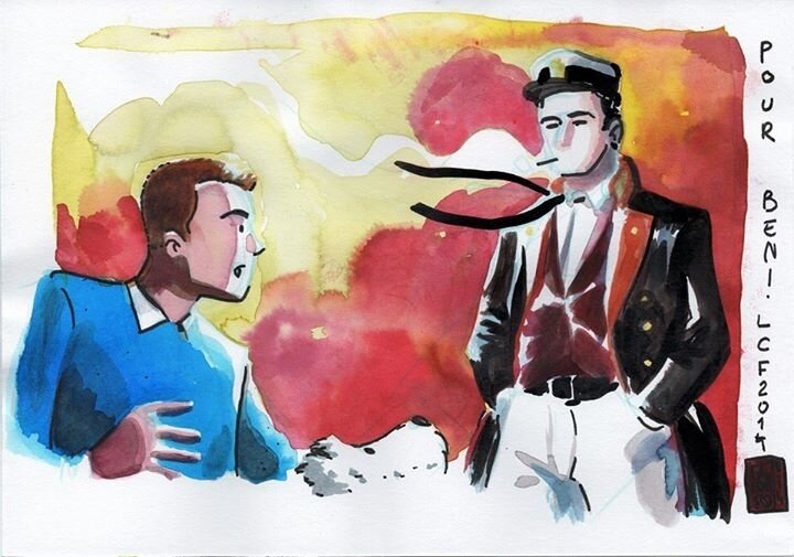Geoffo, Corto Maltese et Tintin - Sketch