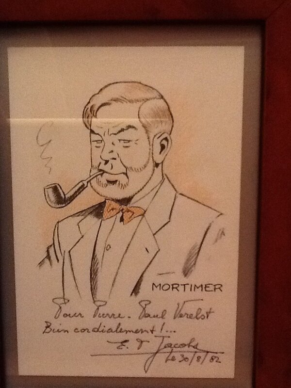 Mortimer by Edgar Pierre Jacobs - Sketch