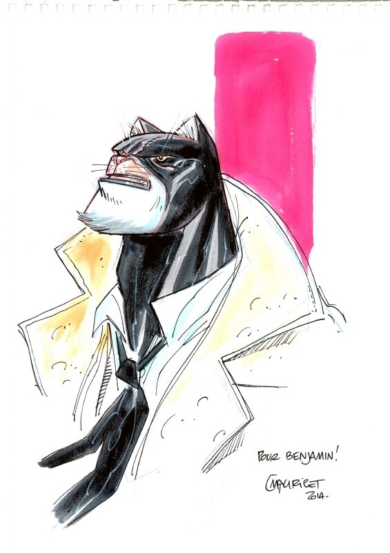 Blacksad by Mauricet - Sketch