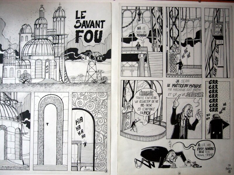 Le Savant Fou par Stanislas - Planche originale